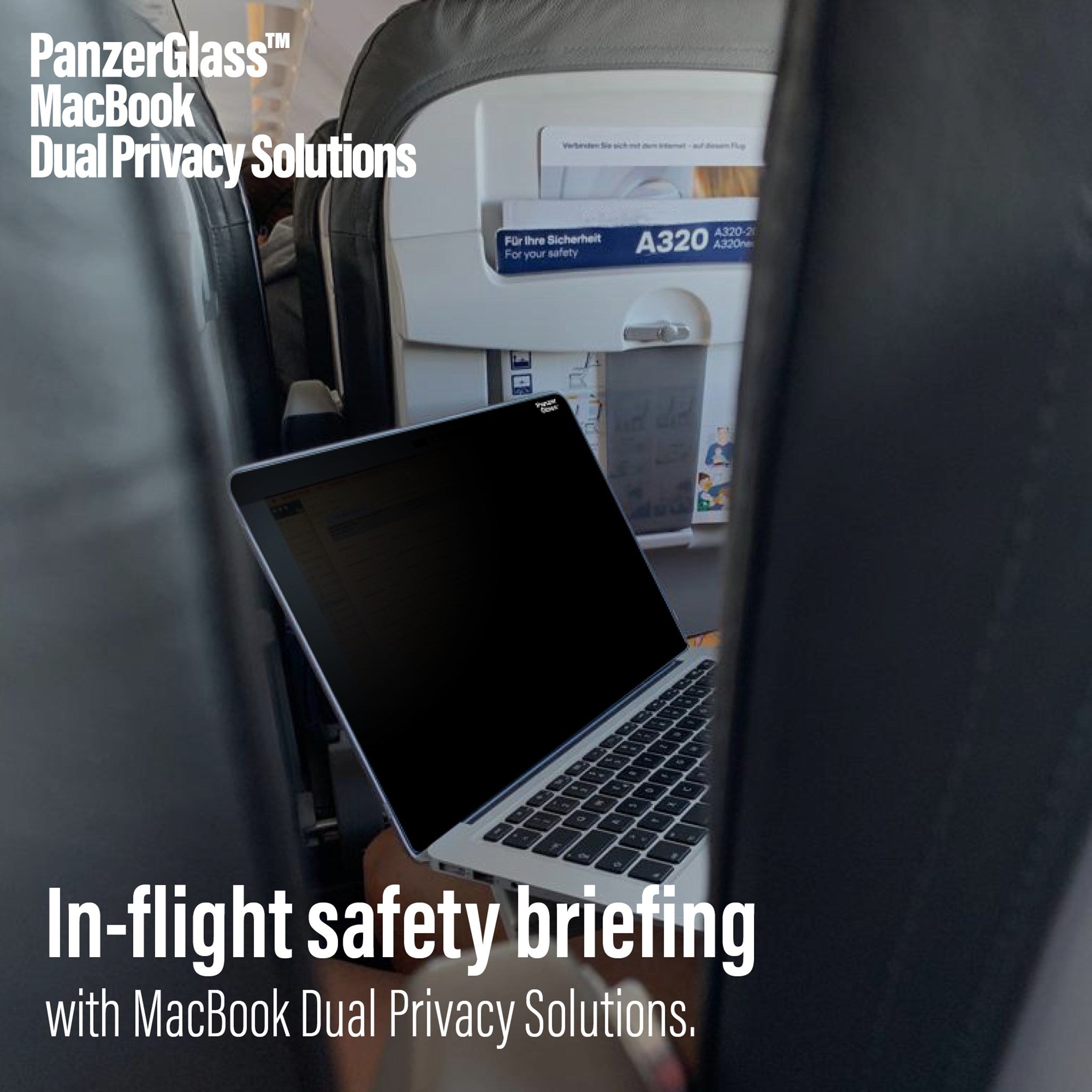 PanzerGlass™ MacBook  Pro | Air 13″ - Dual Privacy™| Displayschutzglas 9